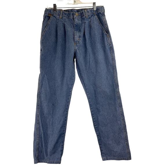 Wrangler Vintage Pleated Women's High Rise Jeans Size 32 - Picture 1 of 7